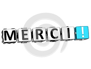 The word Merci - Thank you in many different languages.