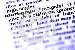 The word mortgage