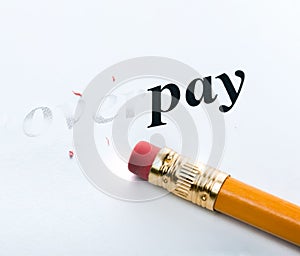 Word overpay pay