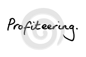 Profiteering