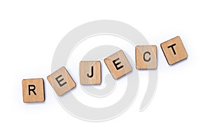 The word REJECT