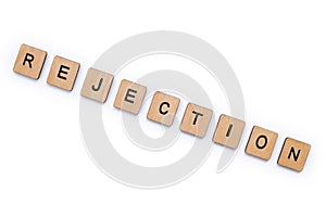 The word REJECTION