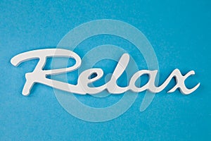 Word relax - Stock Photo