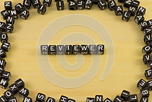 The word Reviewer photo