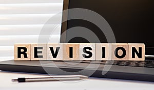 the word of REVISE on building blocks concept