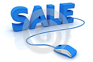 Word sale with computer mouse