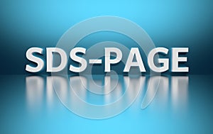 Word SDS-PAGE photo