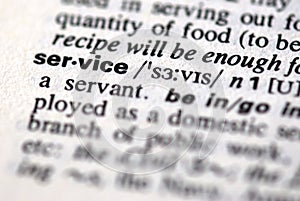 The word service