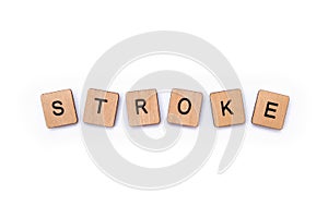 The word STROKE img