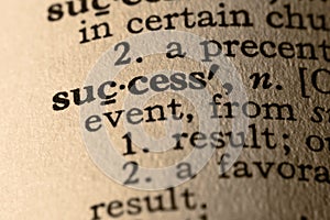 The word success