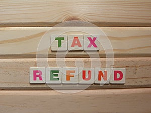 Word Tax Refund on wood