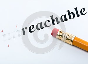 Word unreachable reachable