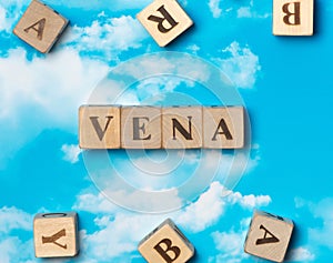 The word vena photo