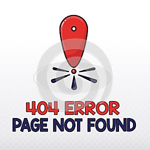 Word writing text 404 Error Page Not Found. Business concept for Webpage on Server has been Removed or Moved