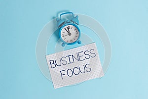 Word writing text Business Focus. Business concept for Serving the needs of the client Full attention on details Vintage