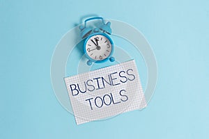 Word writing text Business Tools. Business concept for Marketing Methodologies Processes and Technologies use Vintage