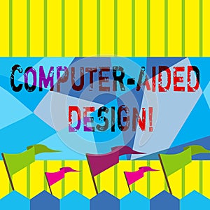 Word writing text Computer Aided Design. Business concept for CAD industrial designing by using electronic devices.