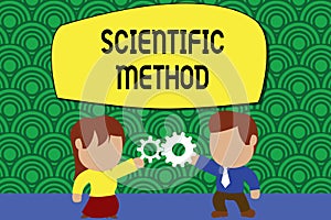 Word writing text Scientific Method. Business concept for Principles Procedures for the logical hunt of knowledge