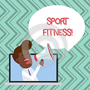 Word writing text Sport Fitness. Business concept for Conditioning athletes for the unique deanalysisds of their sports