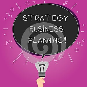 Word writing text Strategy Business Planning. Business concept for Outlines an organization s is overall direction Blank