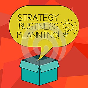 Word writing text Strategy Business Planning. Business concept for Outlines an organization s is overall direction Idea