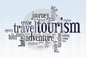 Wordcloud of turism