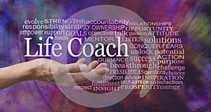 Words associated with the benefits of Life Coaching