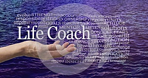 Words associated with the benefits of offering Life Coaching