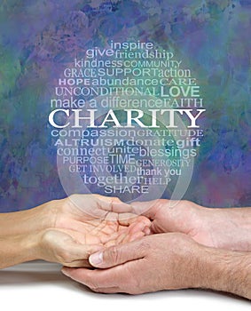 Words Associated with Circle of Charity Helping Hands