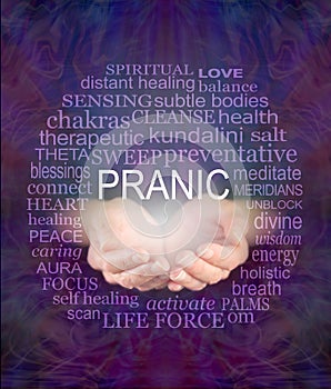 Words associated with Pranic Healing Word Tag Cloud photo