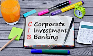 The words Corporate Investment Banking