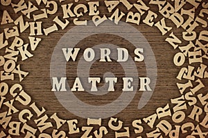 Words Matter Phrase