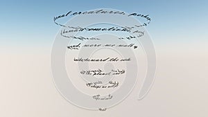 Words vortex