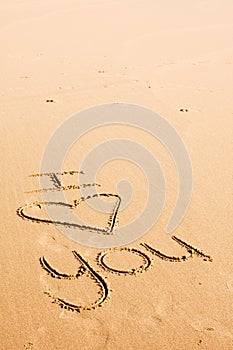 Words written in the sand