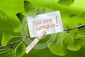 You are unique! photo