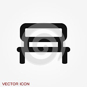 Work bench icon, illustration, logo isolated on background