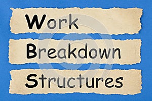 Work Breakdown Structures WBS