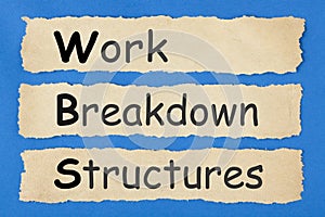 Work Breakdown Structures WBS photo