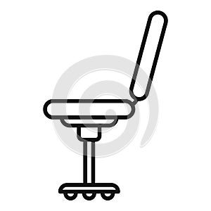 Work chair icon outline vector. Office sit
