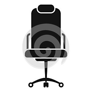 Work chair icon simple vector. Office sit