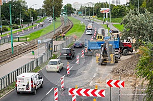 Work construction and driving cars