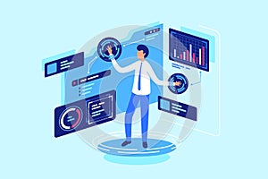 Work with data in cloud, online and folder, database.