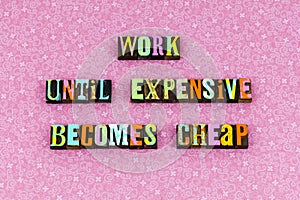 Work expensive cheap price cost letterpress