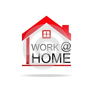 Work at home concept.