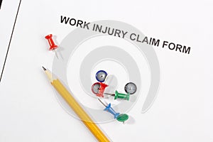 Work Injury Claim Form