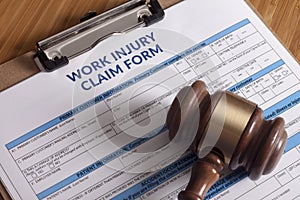 Work Injury claim form