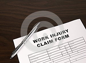 Work Injury Form