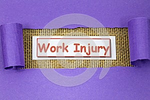 Work injury job worker accident health work safety emergency danger