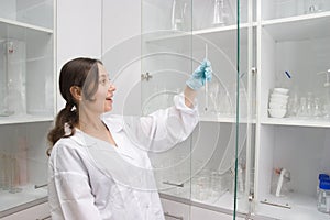 Work in laboratory