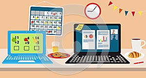 Work and learn from home